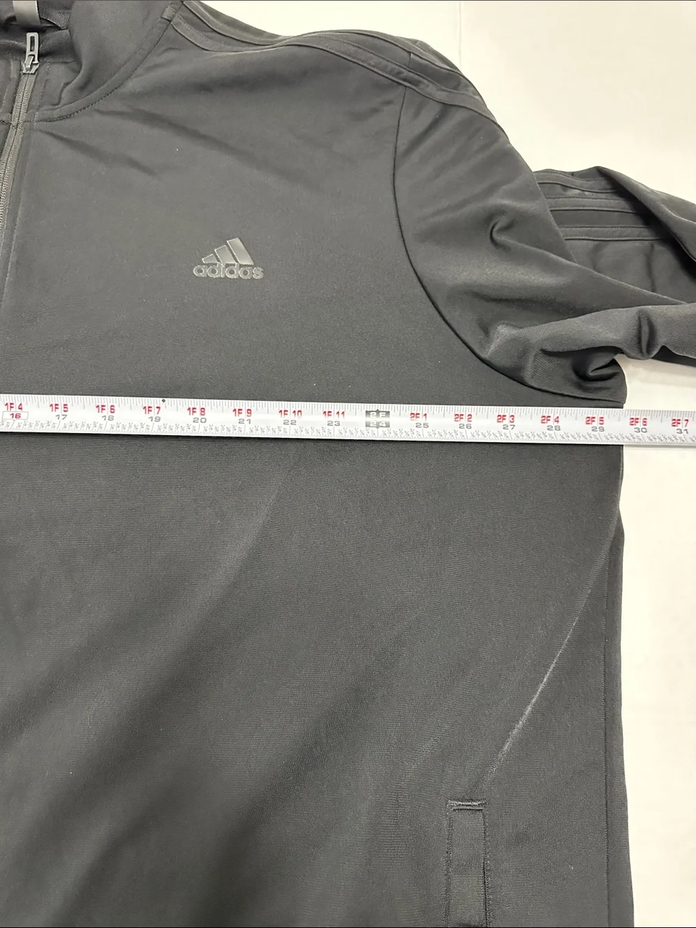 Adidas Men’s Track Jacket Black Full Zip Size 3XL‎